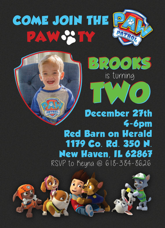 Paw Patrol Birthday Party