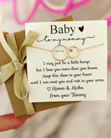 TOP SELLER! Non-Tarnish! New mom baby and me infinity necklace, Congratulations baby gift, pregnancy gift, baby shower & gender reveal gift! NON-Tarnish! 552 FIVE STAR REVIEWS!