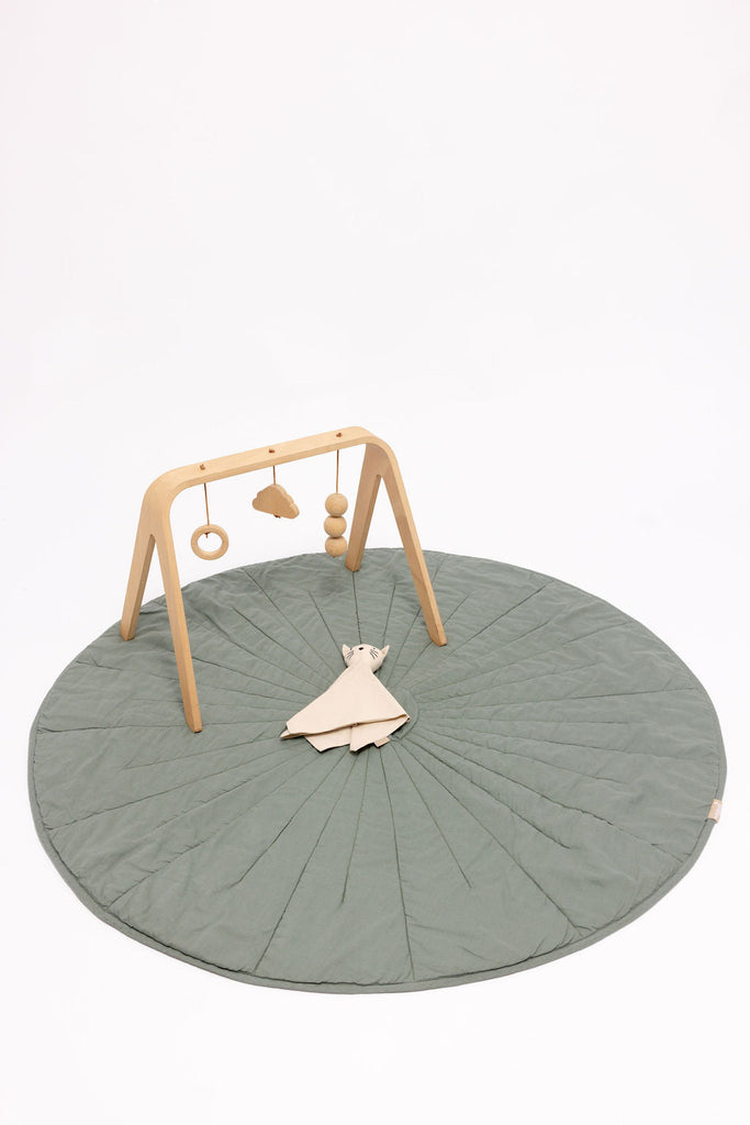 Acadian/Dove - Linen Quilted Playmat