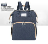 Portable Foldable Bed Mommy Bag For Going Out Lightweight And Large Capacity Mother And Baby Bag Backpack