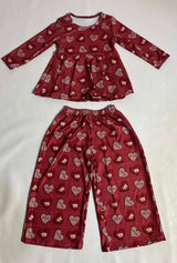 Three Little Tots You are so loved ribbed lounge set, third additional photo