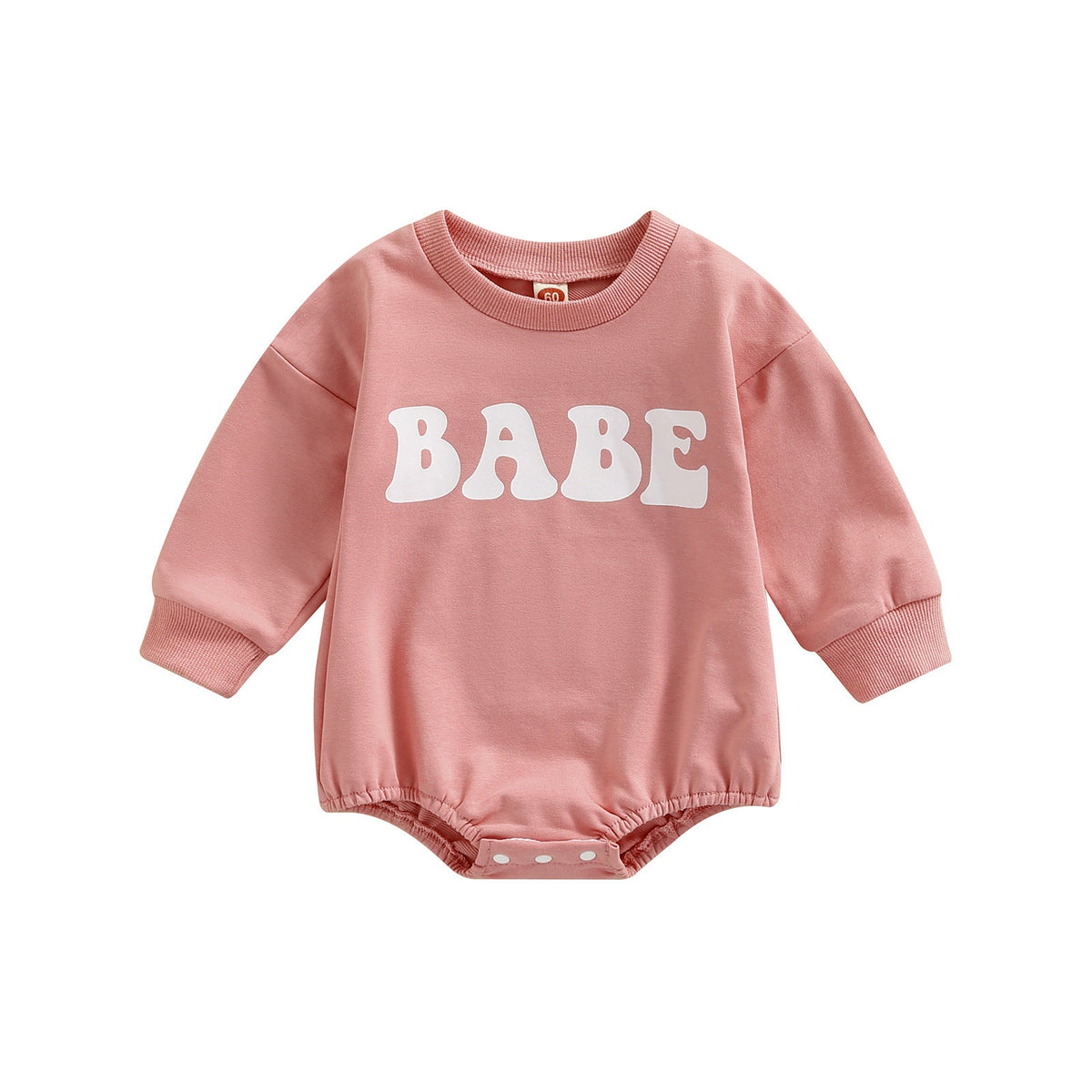 Three Little Tots Baby Cotton Baby Wrap Triangle Crawlsuit, in Pink