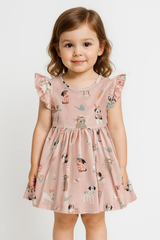 Three Little Tots Puppy Egg Hunt Twirl Dress