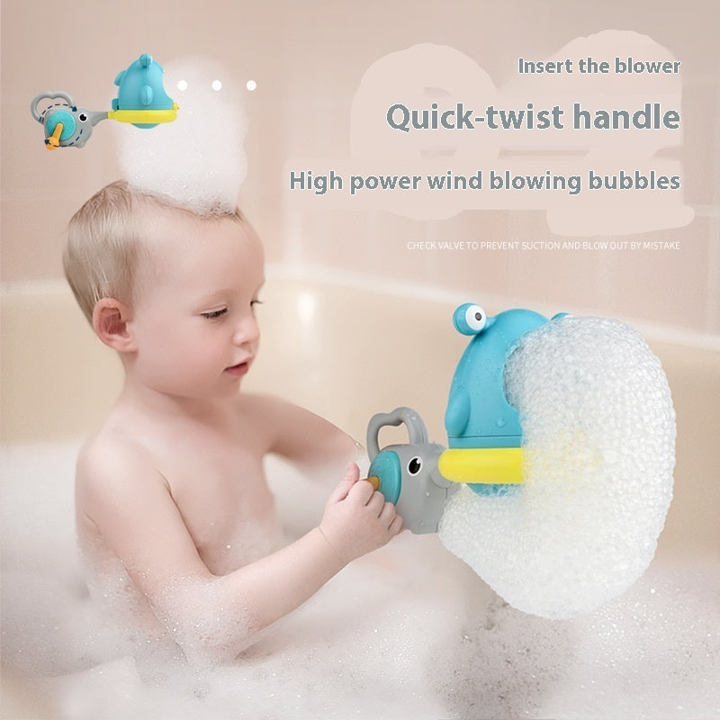 Three Little Tots Bubble Blowing Machine Shark Bathroom Bath Toys, additional view