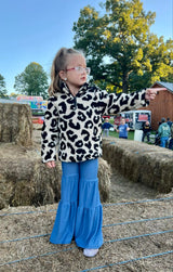 Leopard print Sherpa