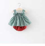 Summer Gingham Dress and Bloomers