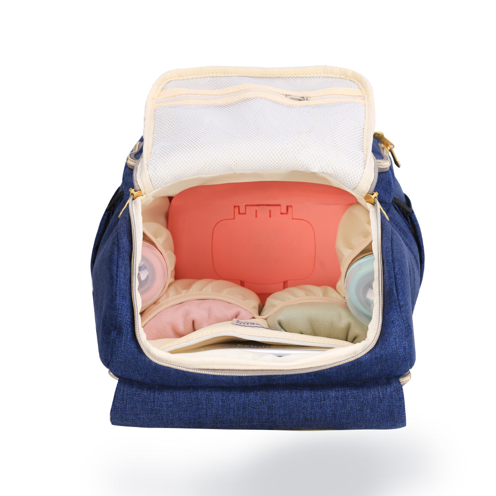 Three Little Tots Canvas Diaper Backpack, ninth additional photo