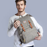 Three Little Tots Canvas Diaper Backpack, second additional photo