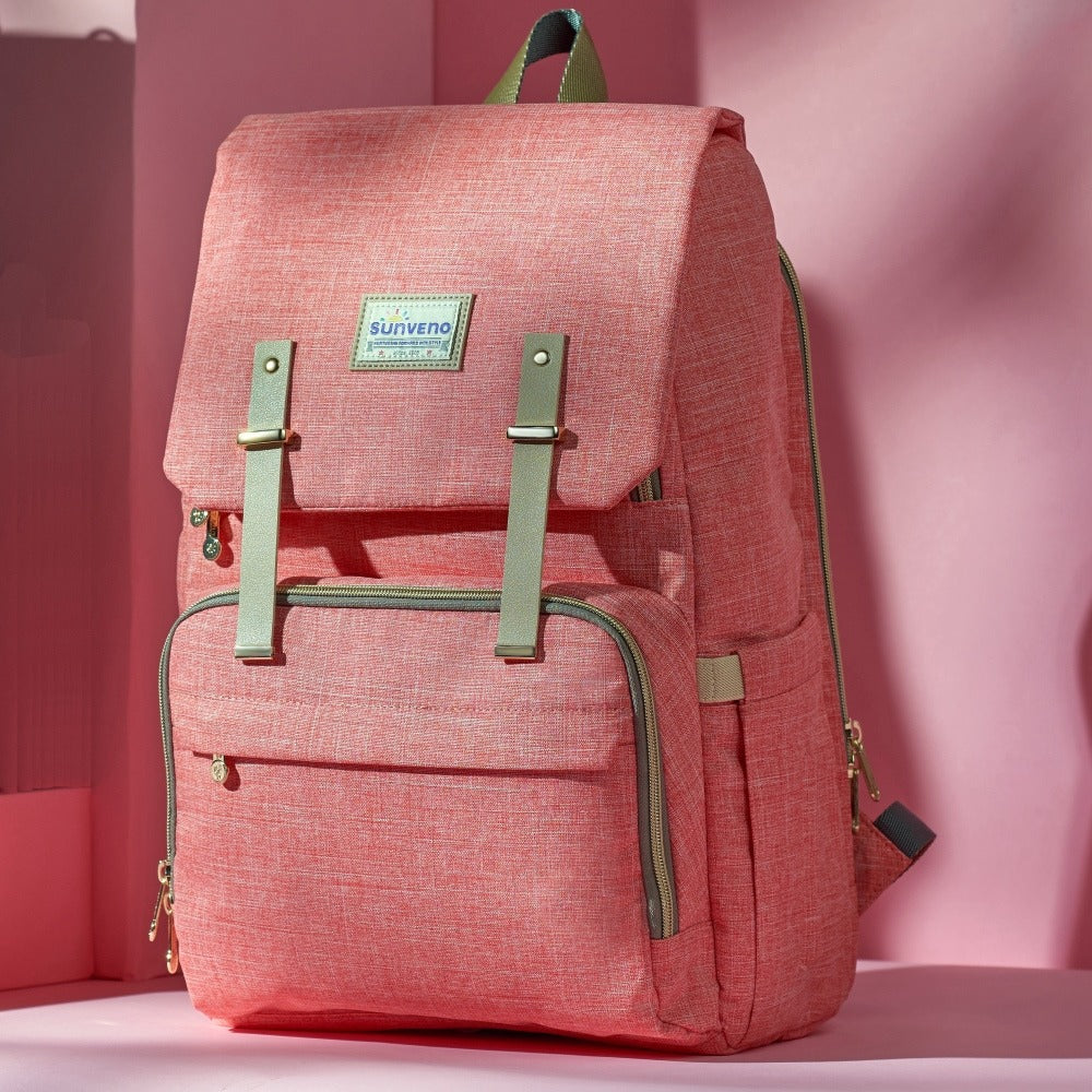 Three Little Tots Canvas Diaper Backpack, additional product photo