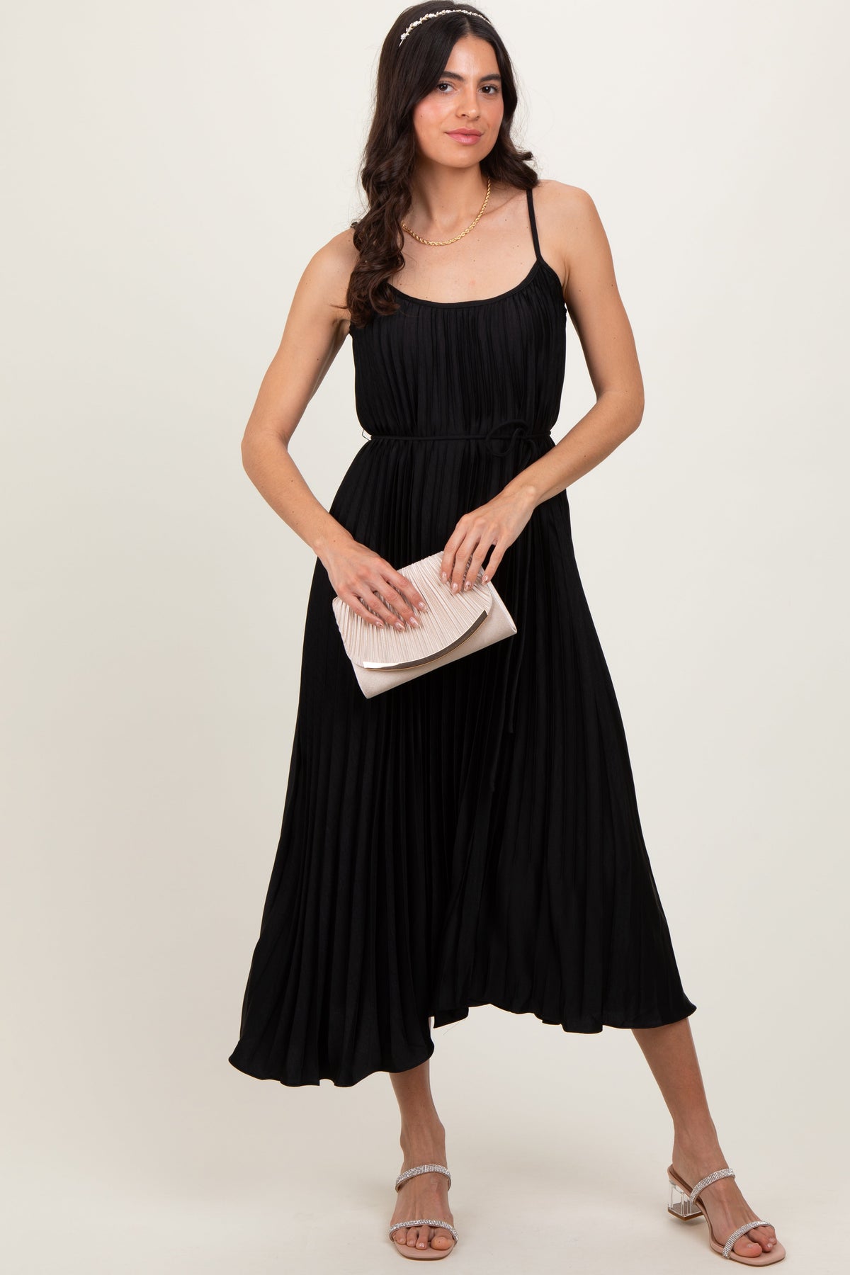 black tie pregnancy dresses Pleated Sash Maternity Midi Dress Small SIMPLE SATIN DRESS Sherri Hill Short Lace With tie back details Color:Black Lavender