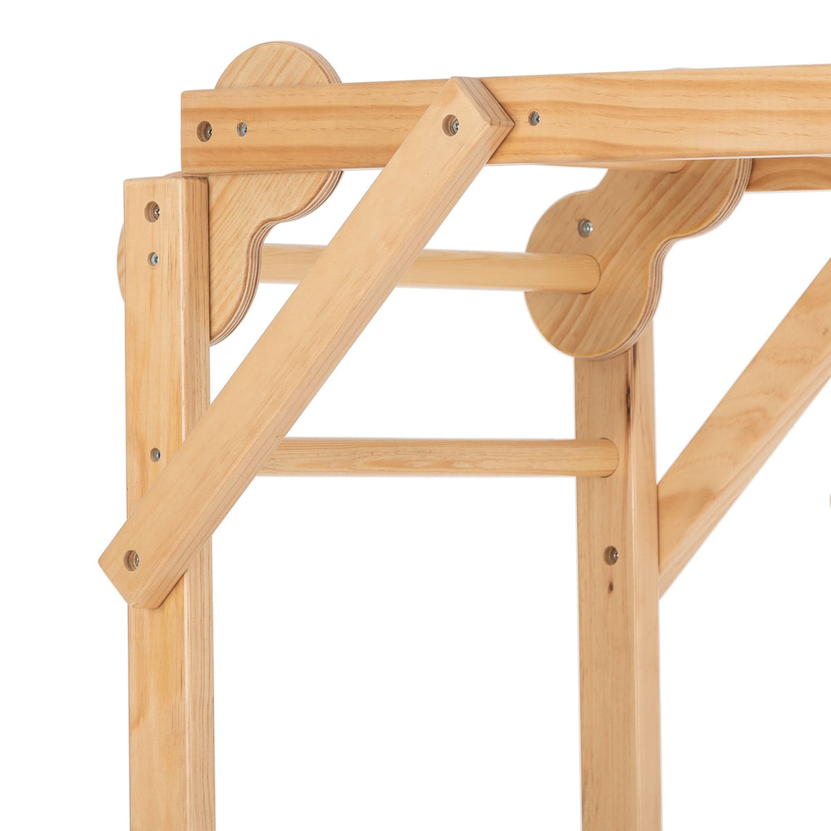 Three Little Tots Grove Foldable Jungle Gym - Wall Mounted - Natural, supplementary photo