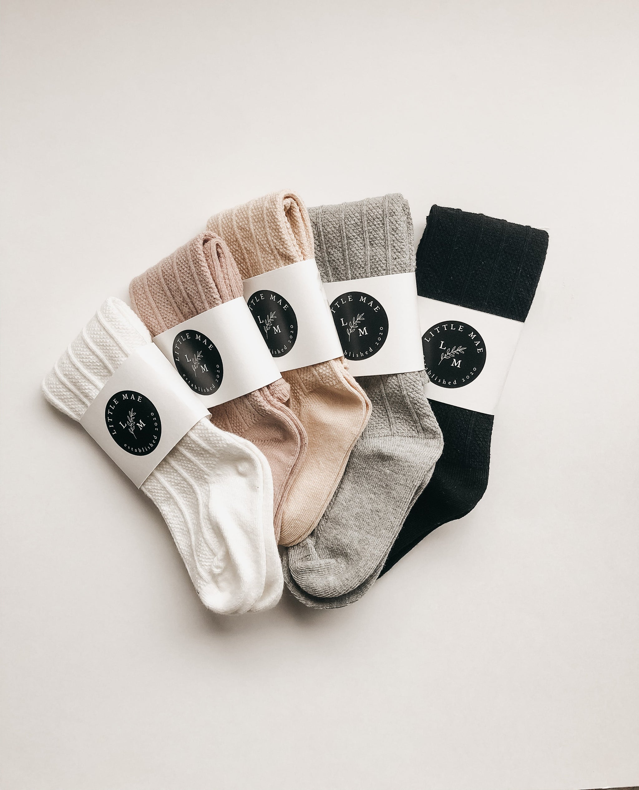 Ruffle Cotton Knee High Socks