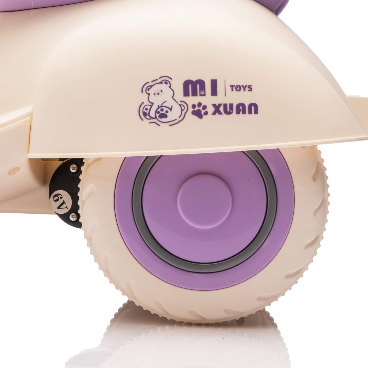 ToyRides Elite 12V Kids Ride On Electric Motorcycle, 1-3 Years, Purple