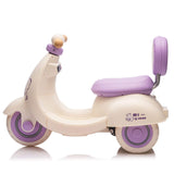 ToyRides Elite 12V Kids Ride On Electric Motorcycle, 1-3 Years, Purple