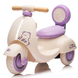 ToyRides Elite 12V Kids Ride On Electric Motorcycle, 1-3 Years, Purple