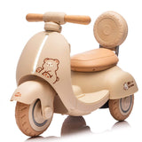ToyRides Elite 12V Kids Ride On Electric Motorcycle, 1-3 Years, Beige (Open Box)