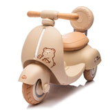 ToyRides Elite 12V Kids Ride On Electric Motorcycle, 1-3 Years, Beige