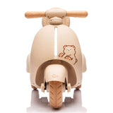 ToyRides Elite 12V Kids Ride On Electric Motorcycle, 1-3 Years, Beige (Open Box)