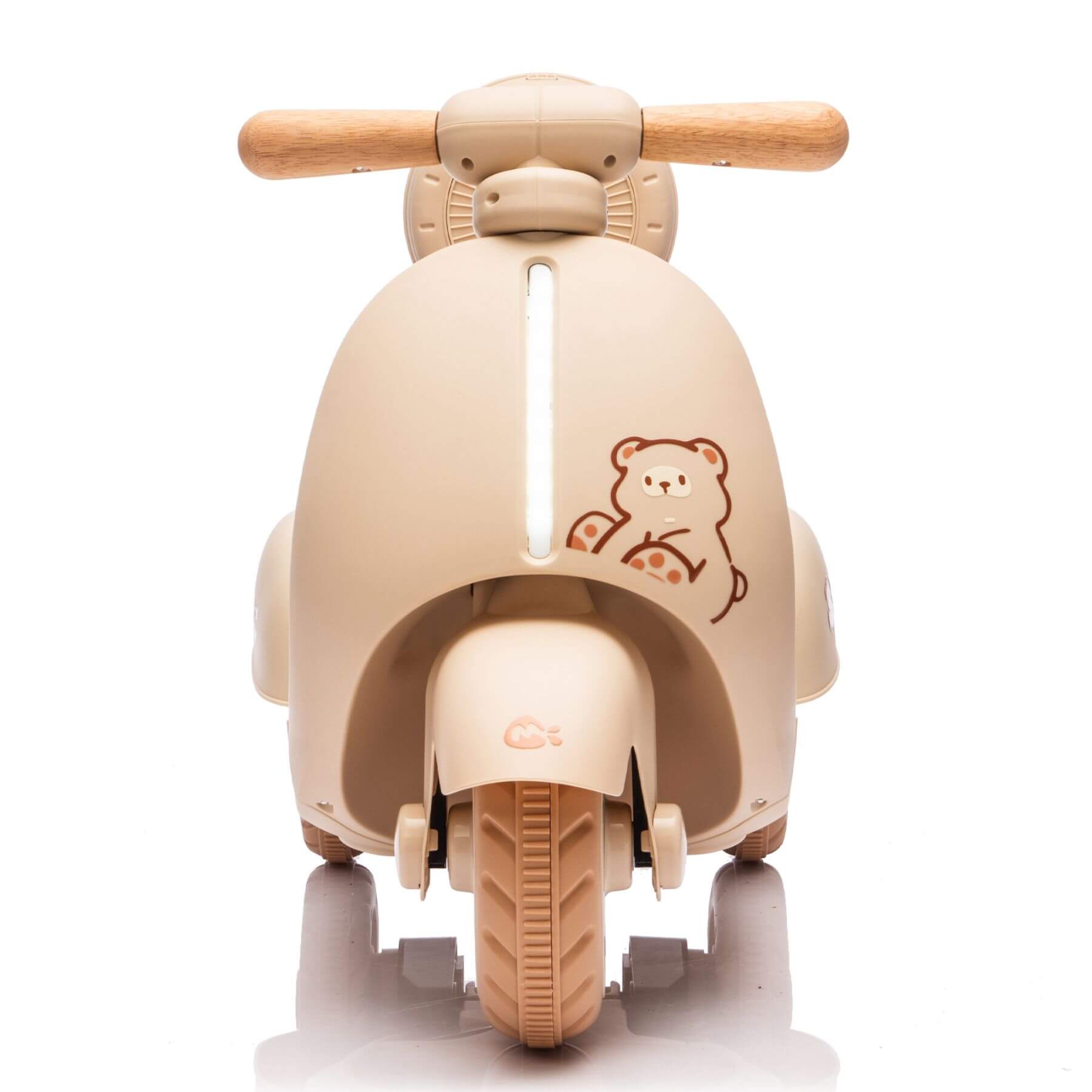 ToyRides Elite 12V Kids Ride On Electric Motorcycle, 1-3 Years, Beige (Open Box)
