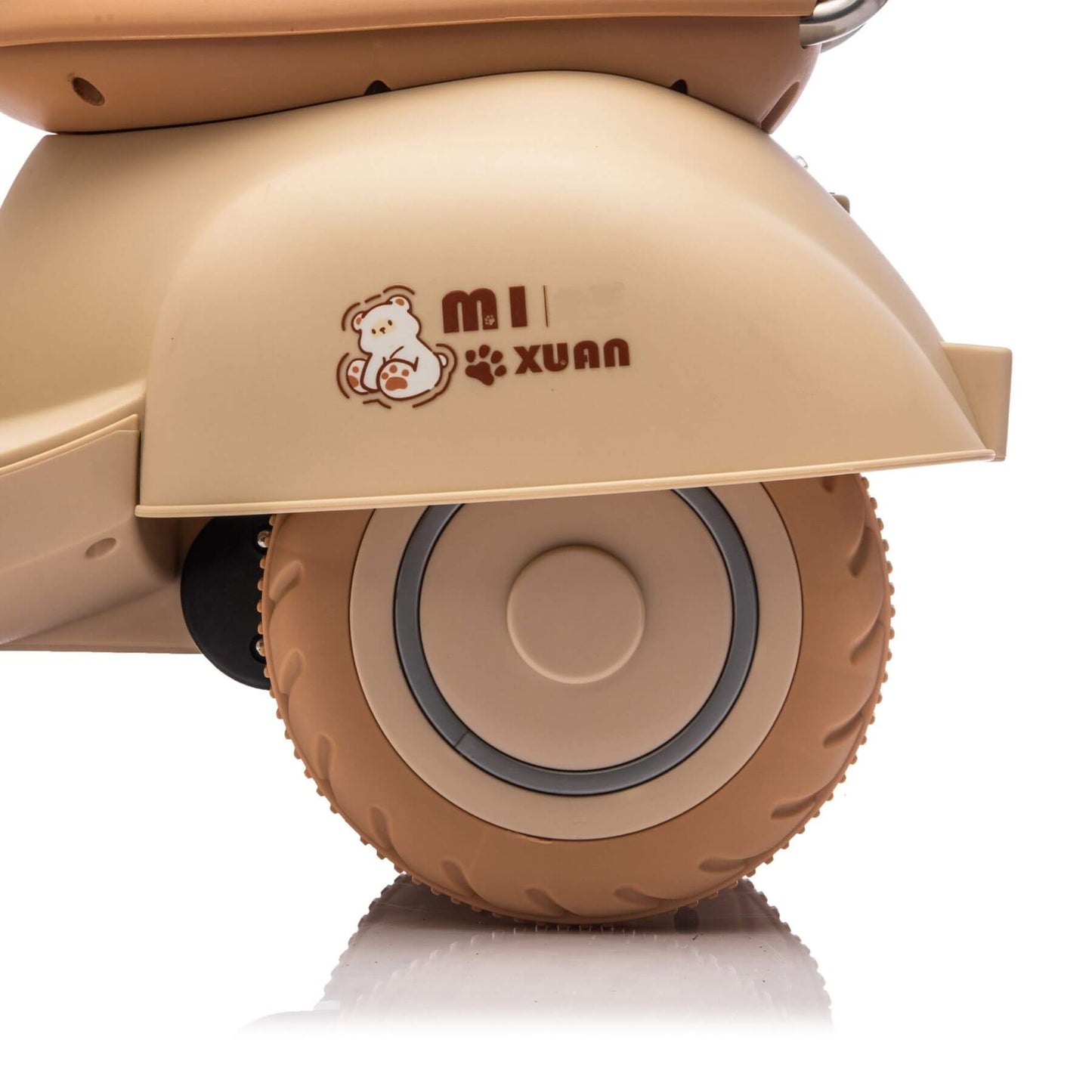 ToyRides Elite 12V Kids Ride On Electric Motorcycle, 1-3 Years, Beige (Open Box)