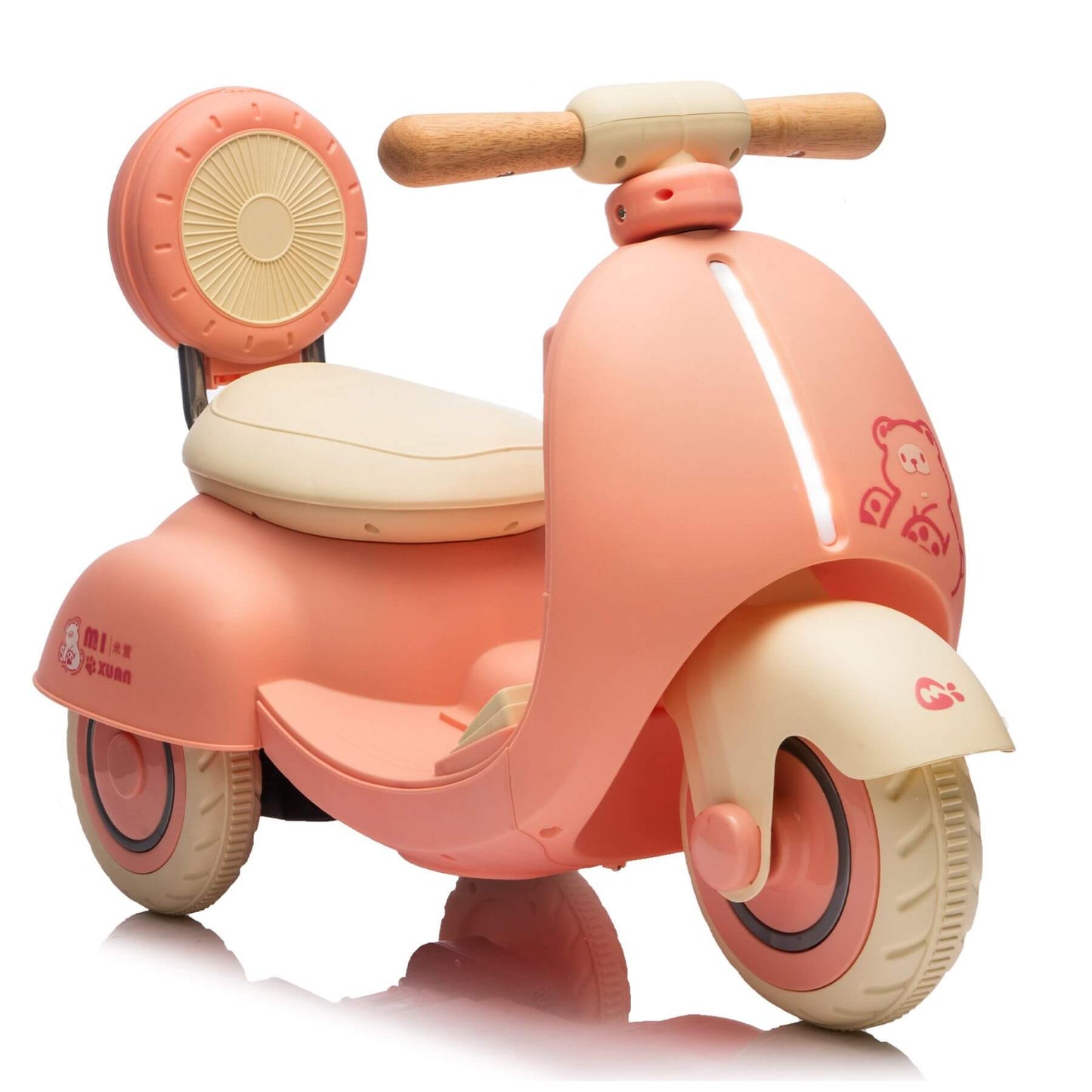 ToyRides Elite 12V Kids Ride On Electric Motorcycle, 1-3 Years, Pink