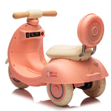 ToyRides Elite 12V Kids Ride On Electric Motorcycle, 1-3 Years, Pink