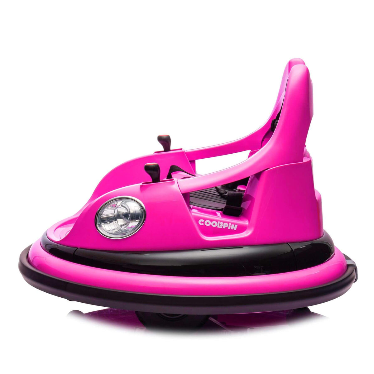 HIFINE 12V Ride On Bumper Car for Kids, 1.5-5 Years Old, Pink