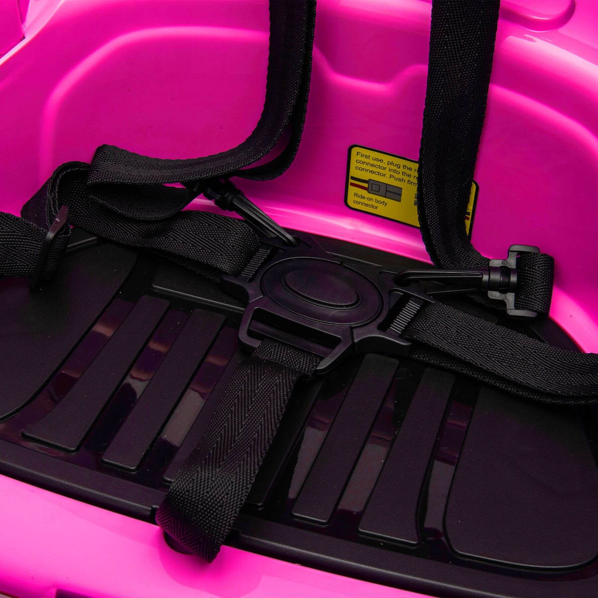 HIFINE 12V Ride On Bumper Car for Kids, 1.5-5 Years Old, Pink