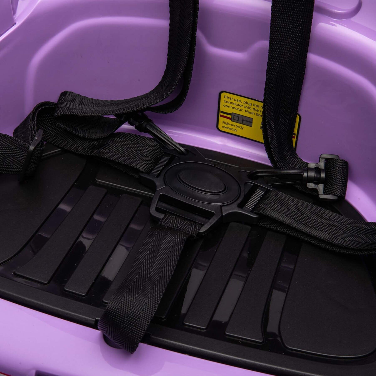 HIFINE 12V Ride On Bumper Car for Kids, 1.5-5 Years Old, Purple