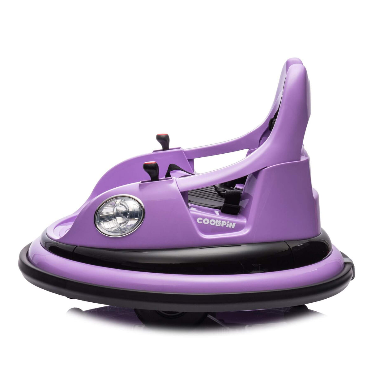 HIFINE 12V Ride On Bumper Car for Kids, 1.5-5 Years Old, Purple