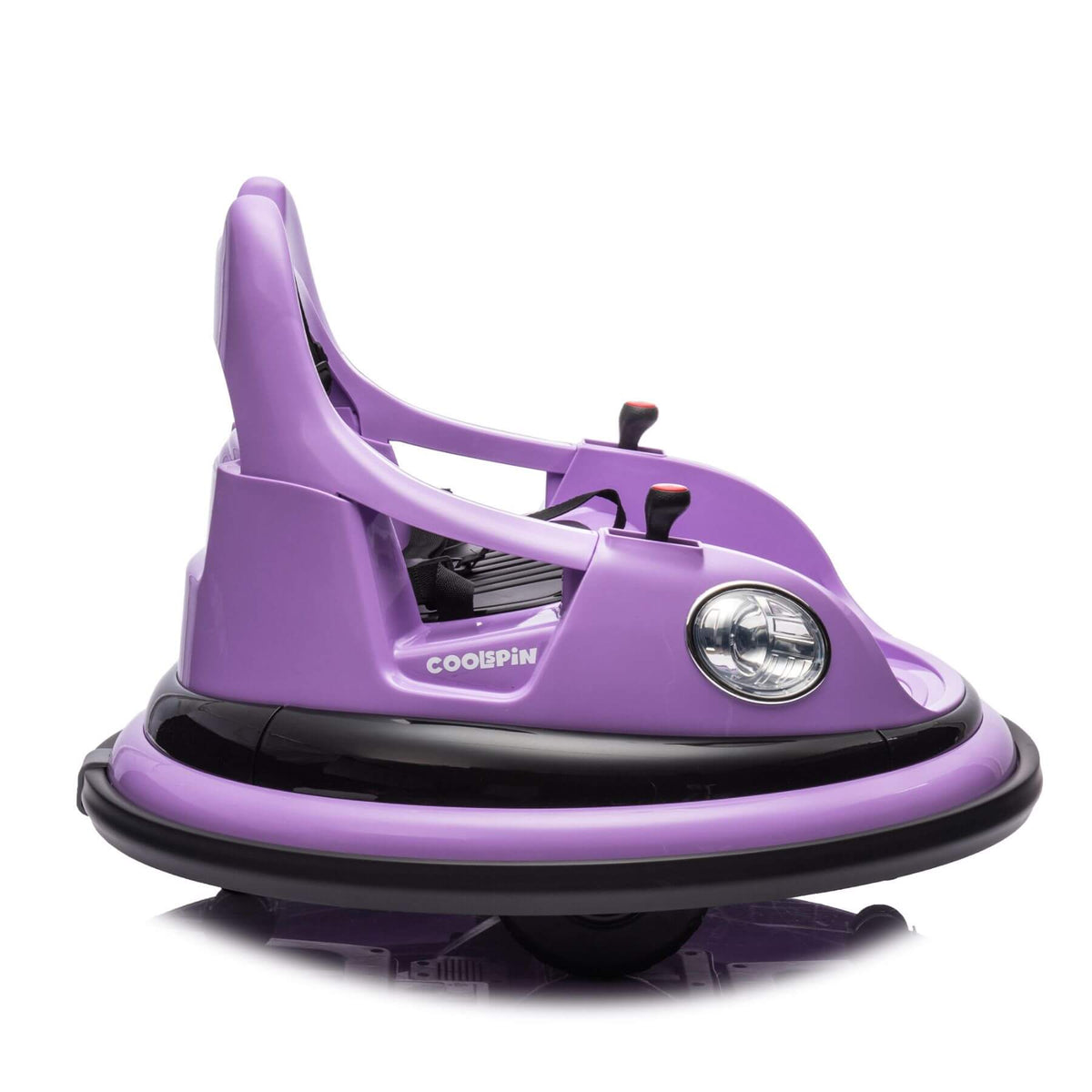 HIFINE 12V Ride On Bumper Car for Kids, 1.5-5 Years Old, Purple
