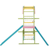 Three Little Tots Grove Foldable Jungle Gym - Wall Mounted - Rainbow, sixth additional photo