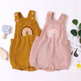 Three Little Tots Knitted jumpsuit triangle halter