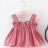 Summer Gingham Dress and Bloomers