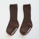 Three Little Tots Autumn and Winter Anti-Skid Dispensing Baby Socks Baby High Socks, in Coffee