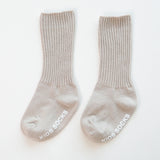 Three Little Tots Autumn and Winter Anti-Skid Dispensing Baby Socks Baby High Socks, in Khaki