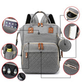 Three Little Tots New Mommy Backpack Can Hang Baby Stroller Baby Bag Folding Crib Mommy Bag, additional product photo