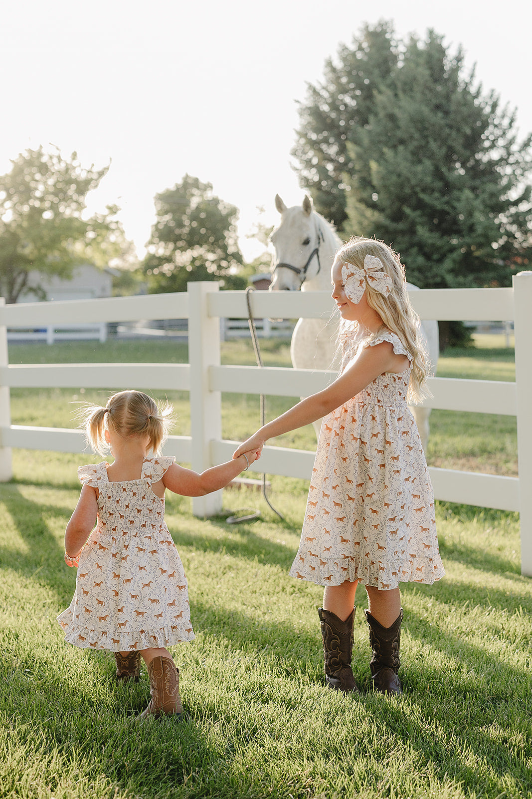 Pony Smocked Dress
