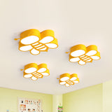 Buzzing with Fun: Cartoon Bee LED Ceiling Lamp for Kids