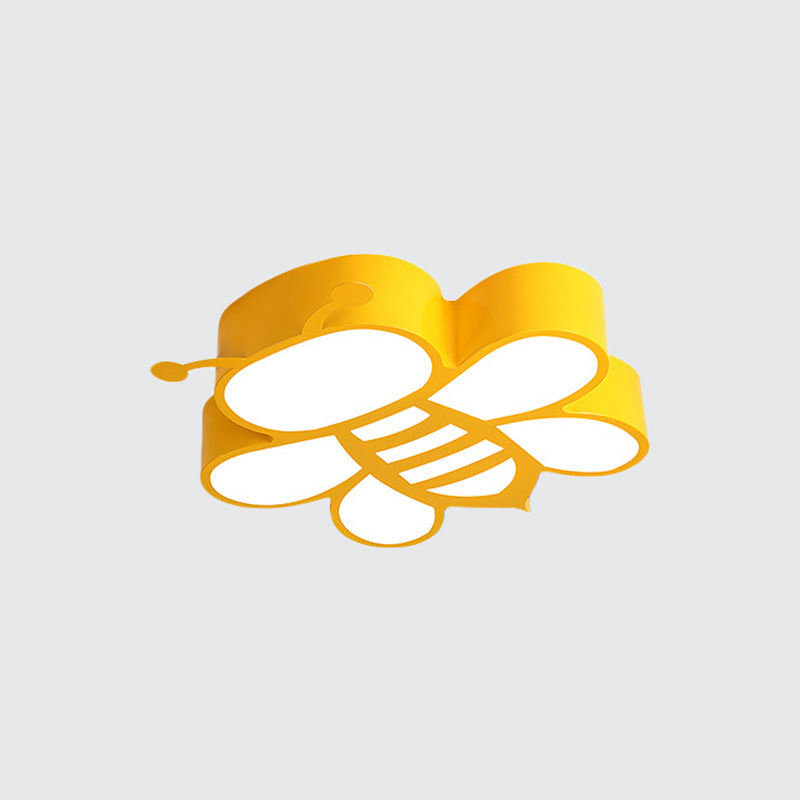Buzzing with Fun: Cartoon Bee LED Ceiling Lamp for Kids