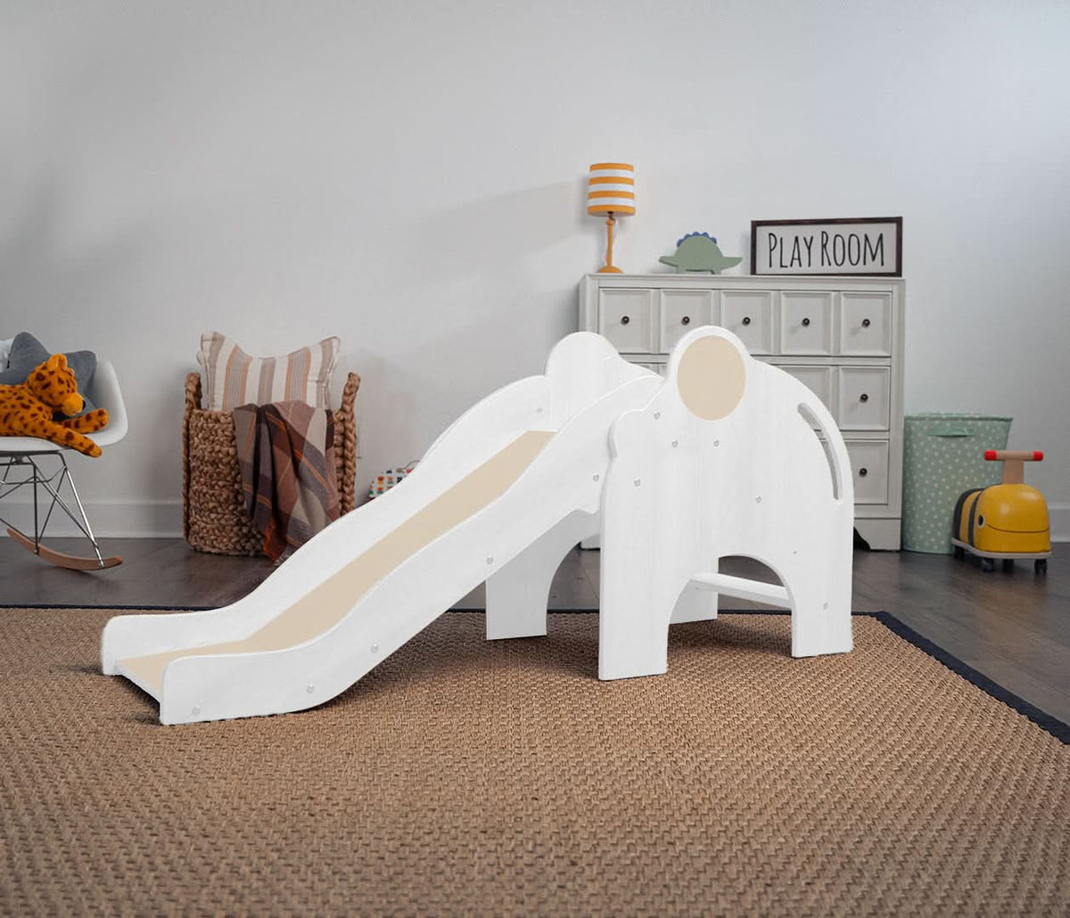 Three Little Tots Nima- Elephant Slide, alternate angle