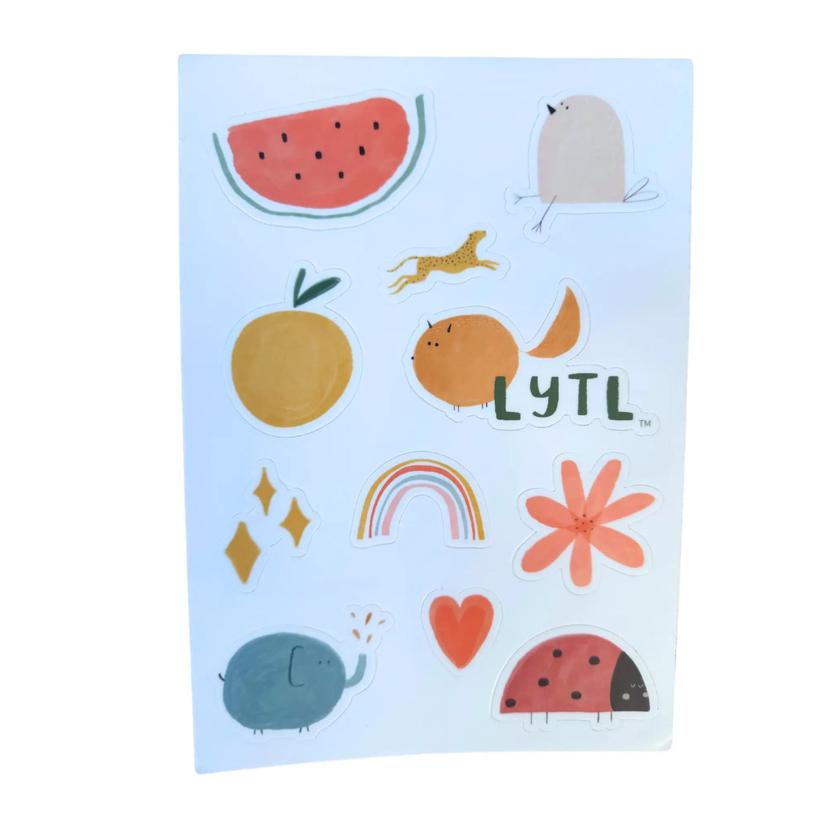 Three Little Tots Kids Sticker Sheet Lytl