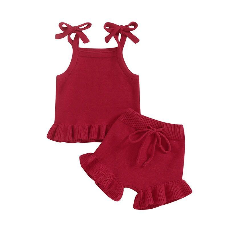 Bow Tank Top and Bottom Summer Set