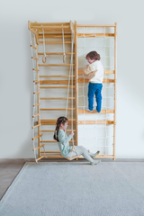 Three Little Tots Neem Swedish Ladder and Rope Wall - 79 Height, supplementary photo