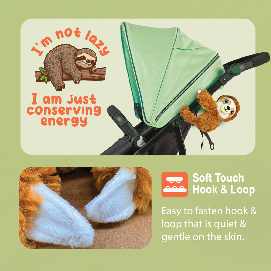 Three Little Tots Shusher Sloth 6-Pack Shushie Pacifiers Soothing Bundle with Cuddly Cry Detection, extra product detail