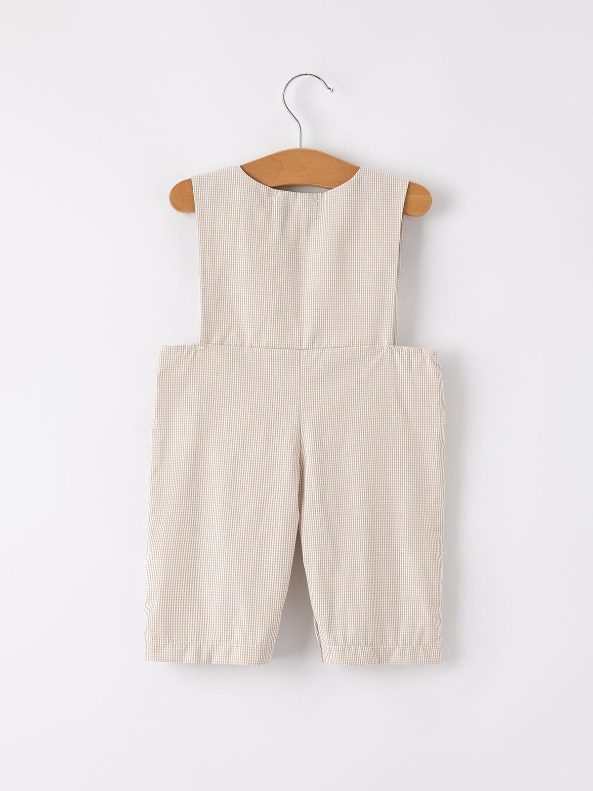 Three Little Tots Fall Halloween and Thanksgiving Pumpkin Smock Embroidered Boys Romper, sixth additional photo