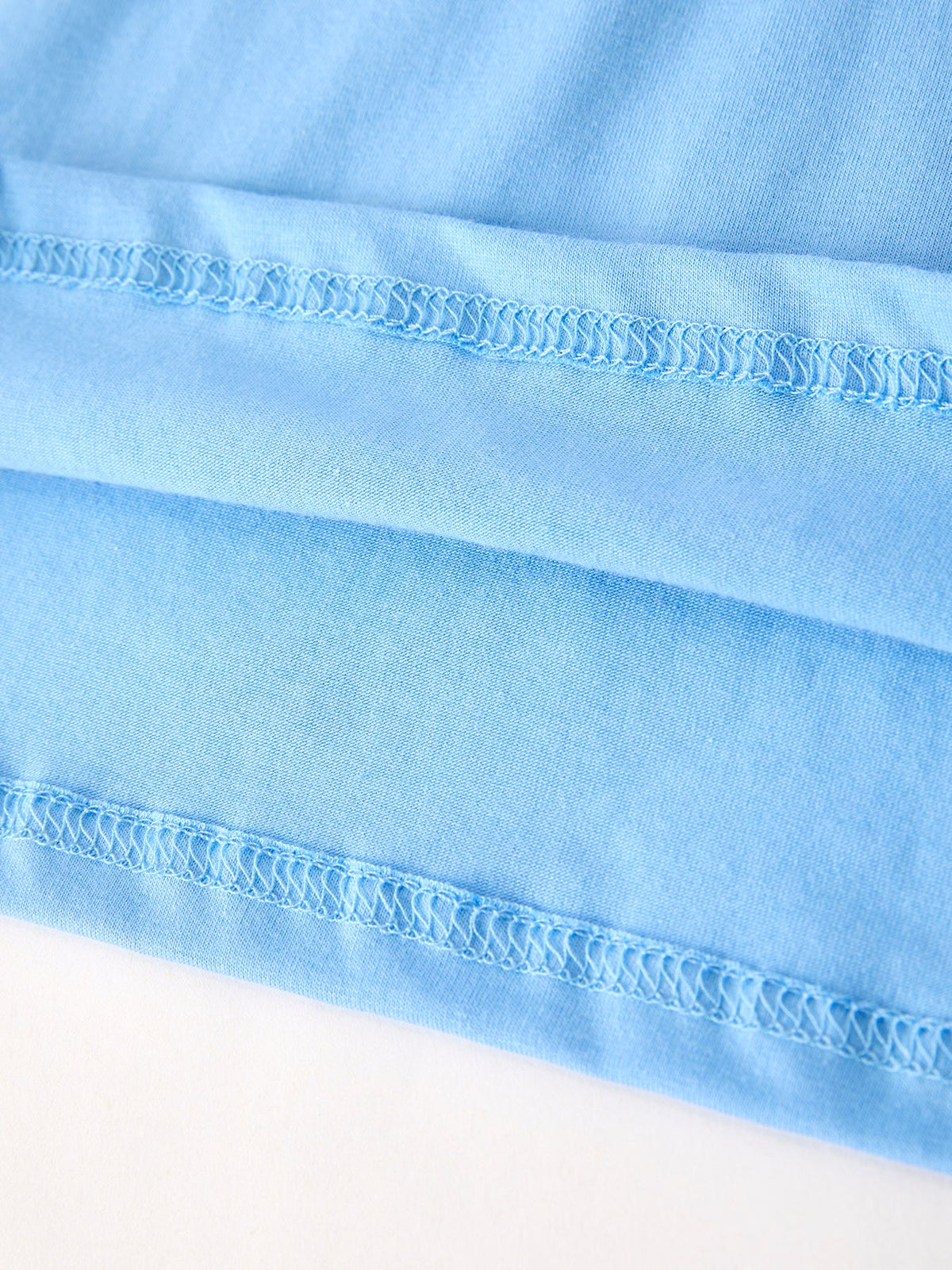 Three Little Tots Fall Thanksgivingand Halloween Blue Pumpkin Smock Embroidery Baby Boy'Set, third additional photo
