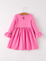 Fall Thanksgiving& Halloween "GOBBLE" Smock Embroidery Baby Girl Dress
