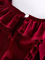 Autumn Velvet Girls Dress-Multiple colors available