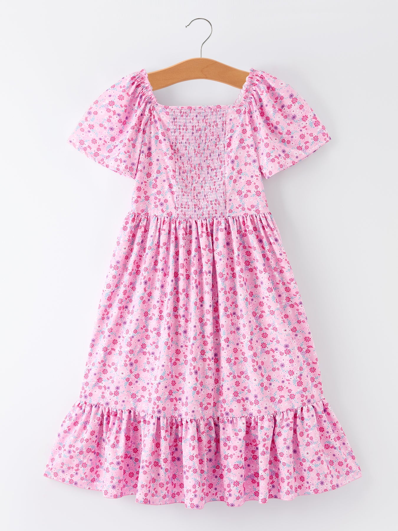 Mommy & Me Adult Dress – Spring Floral Print